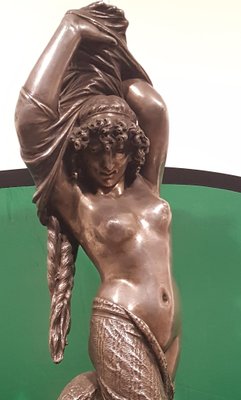 Giuseppe Salvi, Odalisque, Silver-Plated Bronze Sculpture, 1886-ZCI-1378921