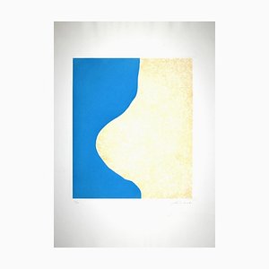 Giuseppe Santomaso - Socket Blue - Original Etching - 1970-ZCI-876653