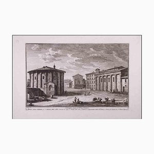 Giuseppe Vasi, Anticaglie Preso Il Ponte Palatino, Etching, Late 18th Century-ZCI-1310319