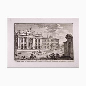 Giuseppe Vasi, Basilica di S. Giovanni in Laterano, Etching, Late 18th Century-ZCI-1310247