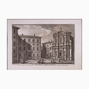 Giuseppe Vasi, Chiesa della SS. Trinità, Etching, Late 18th-Century-ZCI-1316570