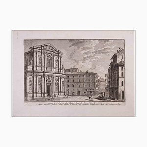 Giuseppe Vasi, Chiesa di S. Andrea alla Valle, Etching, Late 18th Century-ZCI-1310238