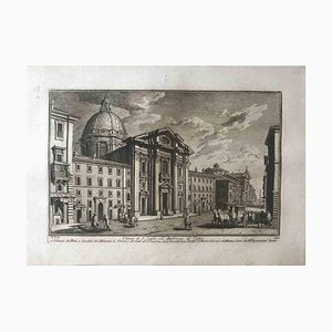 Giuseppe Vasi, Chiesa di S.Carlo ed Ambrogio al Corso, Etching, 18th Century-ZCI-1403347