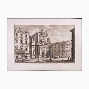 Giuseppe Vasi, Chiesa di S. Marcello, Etching, Late 18th-Century-ZCI-1316566