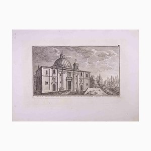 Giuseppe Vasi, Chiesa di S. Maria del Rosario, Etching, Late 18th-Century-ZCI-1312619