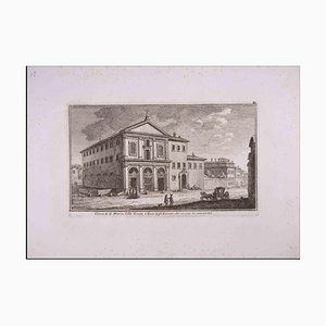 Giuseppe Vasi, Chiesa di S. Maria delle Grazie, Etching, Late 18th Century-ZCI-1310252