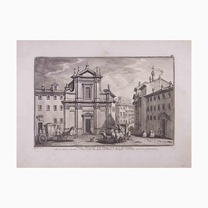 Giuseppe Vasi, Chiesa e Monastero delle Vergini, Etching, Late 18th-Century-ZCI-1312617