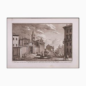 Giuseppe Vasi, Chiesa e Monastero di S. Lorenzo, Etching, Late 18th-Century-ZCI-1316553