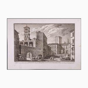 Giuseppe Vasi, Chiesa e Monastero di S. Maria Annunziata, Etching, Late 18th Century-ZCI-1310225