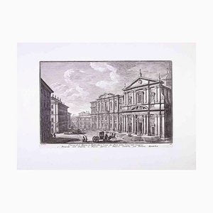 Giuseppe Vasi, Church of S. Maria in Vallicella, Etching, Late 18th-Century-ZCI-1307022