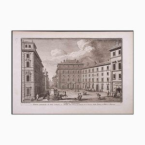 Giuseppe Vasi, Collegio Clementino, Etching, Late 18th-Century-ZCI-1316552