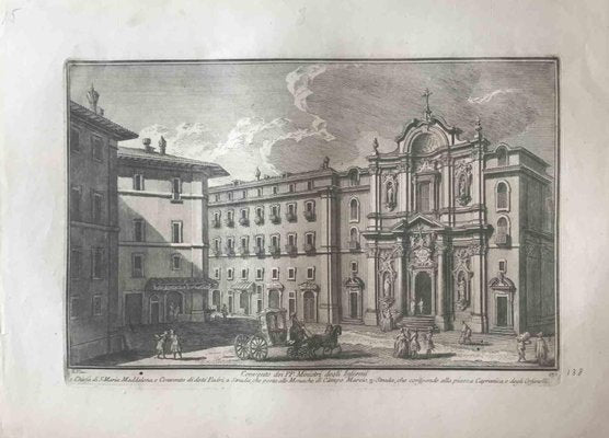 Giuseppe Vasi, Convento dei PP.Ministri degli Infermi, Etching, 18th Century-ZCI-1374548