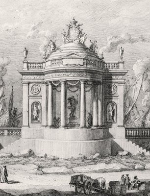 Giuseppe Vasi, Il tempio di Nettuno, Etching, 1760-ZCI-1788909