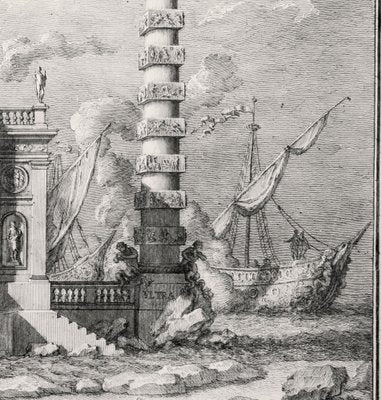 Giuseppe Vasi, Il tempio di Nettuno, Etching, 1760-ZCI-1788909