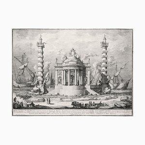 Giuseppe Vasi, Il tempio di Nettuno, Etching, 1760-ZCI-1788909