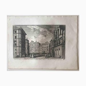 Giuseppe Vasi, Monastero e Chiesa di S.Giuseppe, Etching, 18th Century-ZCI-1788911