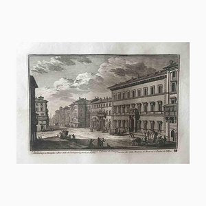 Giuseppe Vasi, Palazzo Colonna di Sciarra, Etching, Late 18th Century-ZCI-1403367