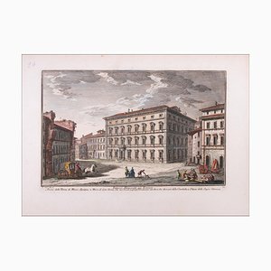 Giuseppe Vasi, Palazzo Marescotti, Etching, Late 18th Century-ZCI-1759205