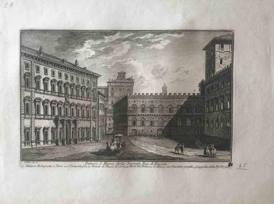 Giuseppe Vasi, Palazzo S.Marco della Sereniss. Rep. di Venezia, Etching-ZCI-1374543