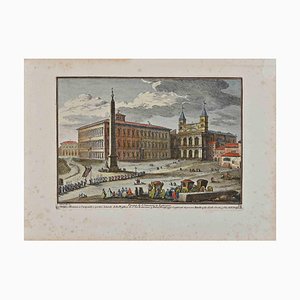 Giuseppe Vasi, Piazza Di San Giovanni in Laterano, Etching, 18th-Century-ZCI-1326662