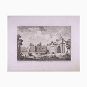 Giuseppe Vasi, Porta Angelica, Etching, Late 18th Century-ZCI-1310317