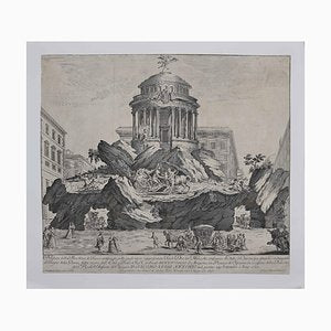 Giuseppe Vasi, The Temple of Glory, Original Etching, Mid-18th-Century-ZCI-931421