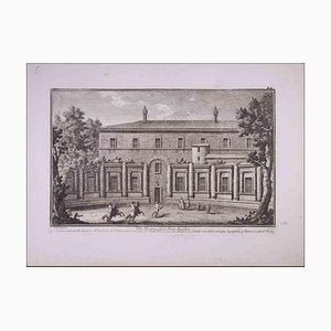 Giuseppe Vasi, Villa Madama Fuori Porta Angelica, Etching, Late 18th Century-ZCI-1310248