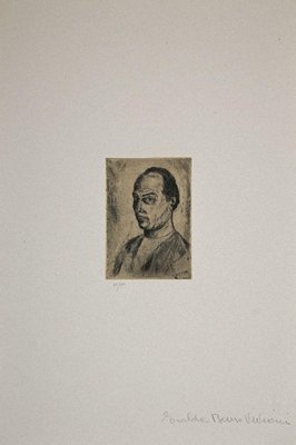 Giuseppe Viviani, Self-Portrait, Etching, 1983 (1931)-ZCI-874810