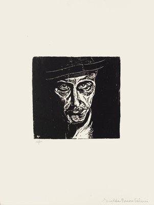 Giuseppe Viviani, Self Portrait, Woodcut, 1925-ZCI-2025123