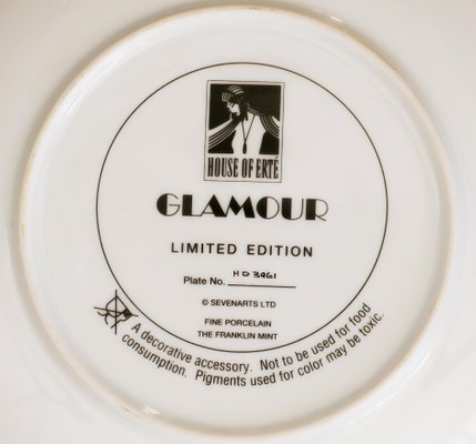 Glamour - Porcelain Collector Plate - 1990 1990-ZCI-755220