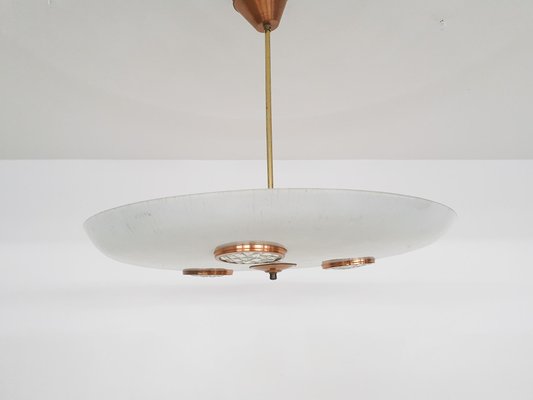 Glass and Brass Ceiling or Pendant Light-ZO-1128747