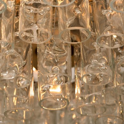 Glass and Brass Chandelier from Doria, 1960-VDW-954903