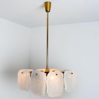 Glass and Brass Light Fixtures by J.T Kalmar, Austria, 1960s-VDW-1358398