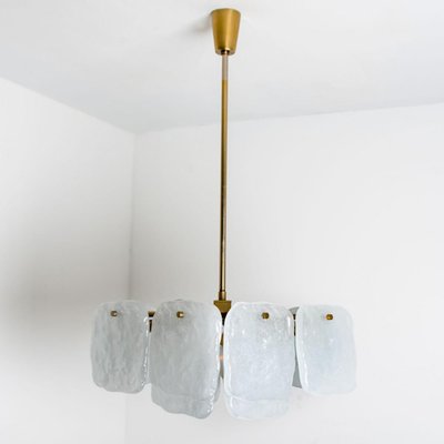 Glass and Brass Light Fixtures by J.T Kalmar, Austria, 1960s-VDW-1358398