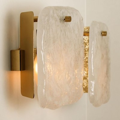 Glass and Brass Light Fixtures by J.T Kalmar, Austria, 1960s-VDW-1358398