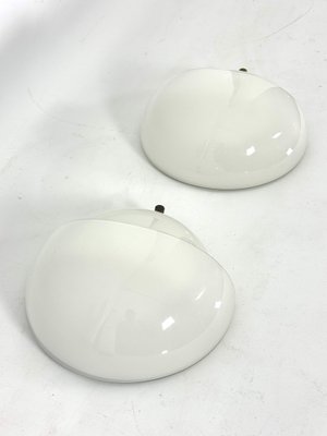 Glass and Brass Mania Sconces by Vico Magistretti for Artemide, Italy, 1960s, Set of 2-OT-1811439