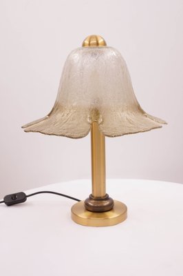 Glass and Brass Table Lamp from Peill and Putzler-KIJ-2024617