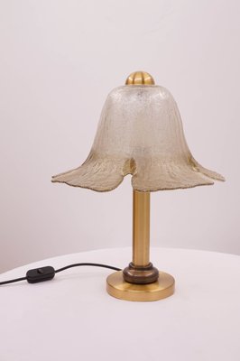 Glass and Brass Table Lamp from Peill and Putzler-KIJ-2024617