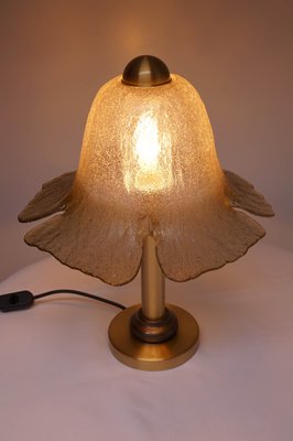 Glass and Brass Table Lamp from Peill and Putzler-KIJ-2024617