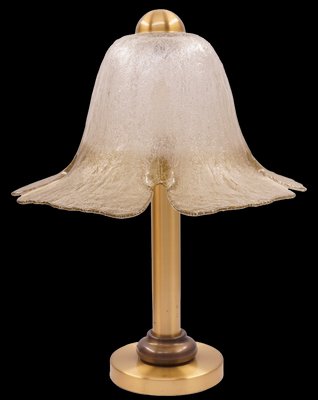 Glass and Brass Table Lamp from Peill and Putzler-KIJ-2024617