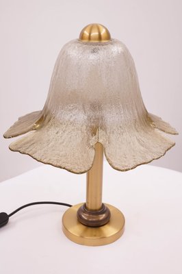 Glass and Brass Table Lamp from Peill and Putzler-KIJ-2024617