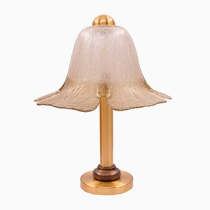 Glass and Brass Table Lamp from Peill and Putzler-KIJ-2024617