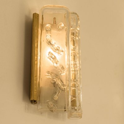 Glass and Brass Wall Sconce by Doria, 1960-VDW-968263