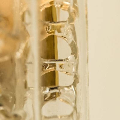 Glass and Brass Wall Sconce by Doria, 1960-VDW-968263