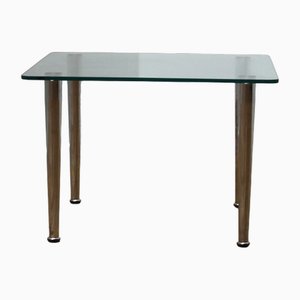 Glass and Chrome Coffee Table-NMC-1760311