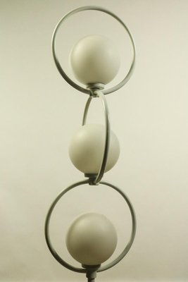 Glass and Metal Floor Lamp from Temde, 1970s-FUP-1397185