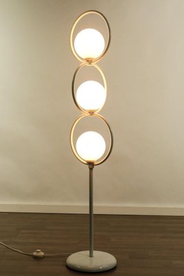 Glass and Metal Floor Lamp from Temde, 1970s-FUP-1397185