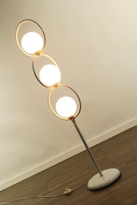 Glass and Metal Floor Lamp from Temde, 1970s-FUP-1397185