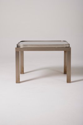 Glass and Metal Side Table from Maison Jansen-QAC-2034716