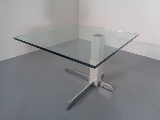 Glass and Metal Side Tables from WK Wohnen, 1990s, Set of 2-RDW-688726